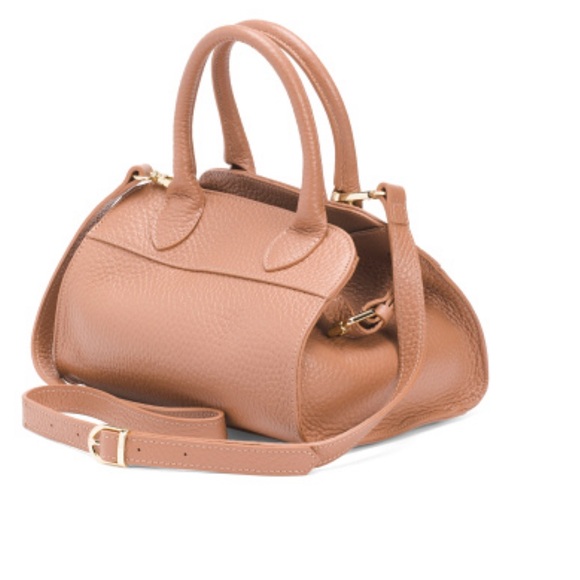 Divina Firenze Handbags - Elegant Tan Leather Handbag